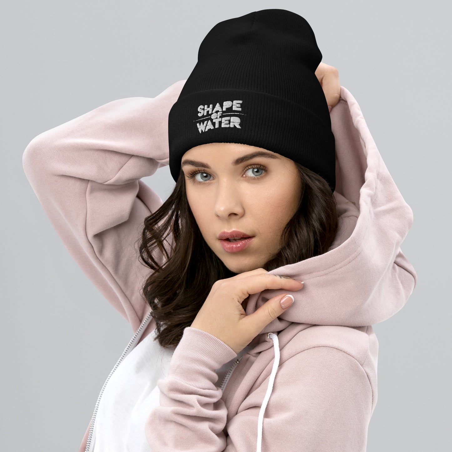 Shape Of Water Cuffed Beanie