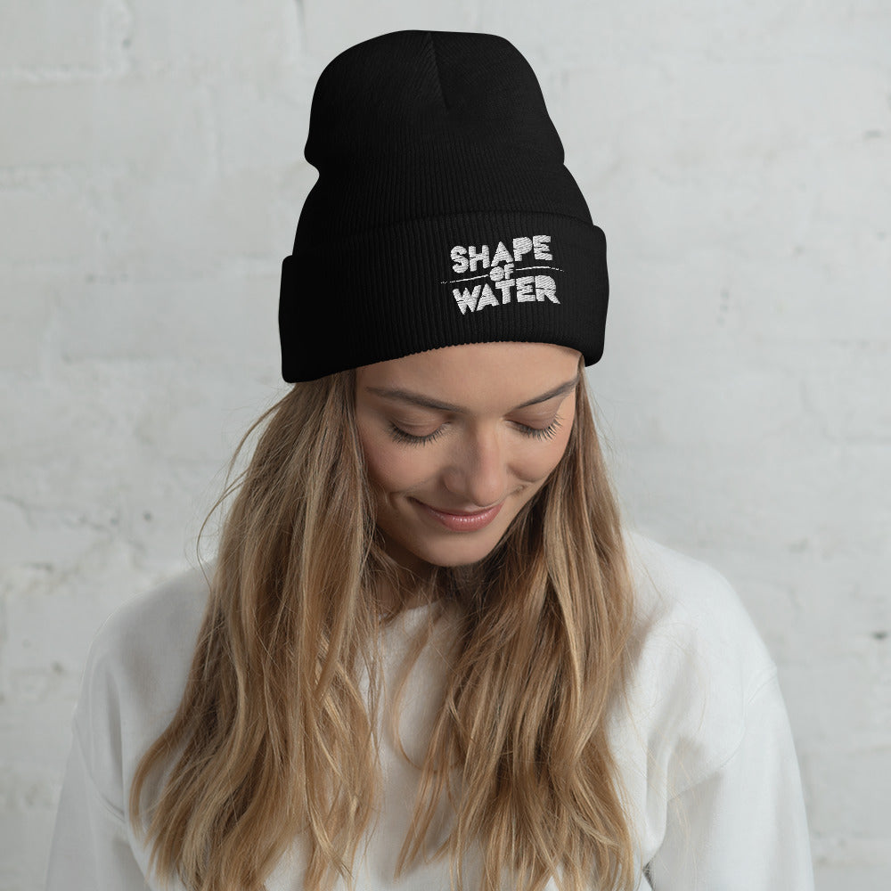 Shape Of Water Cuffed Beanie