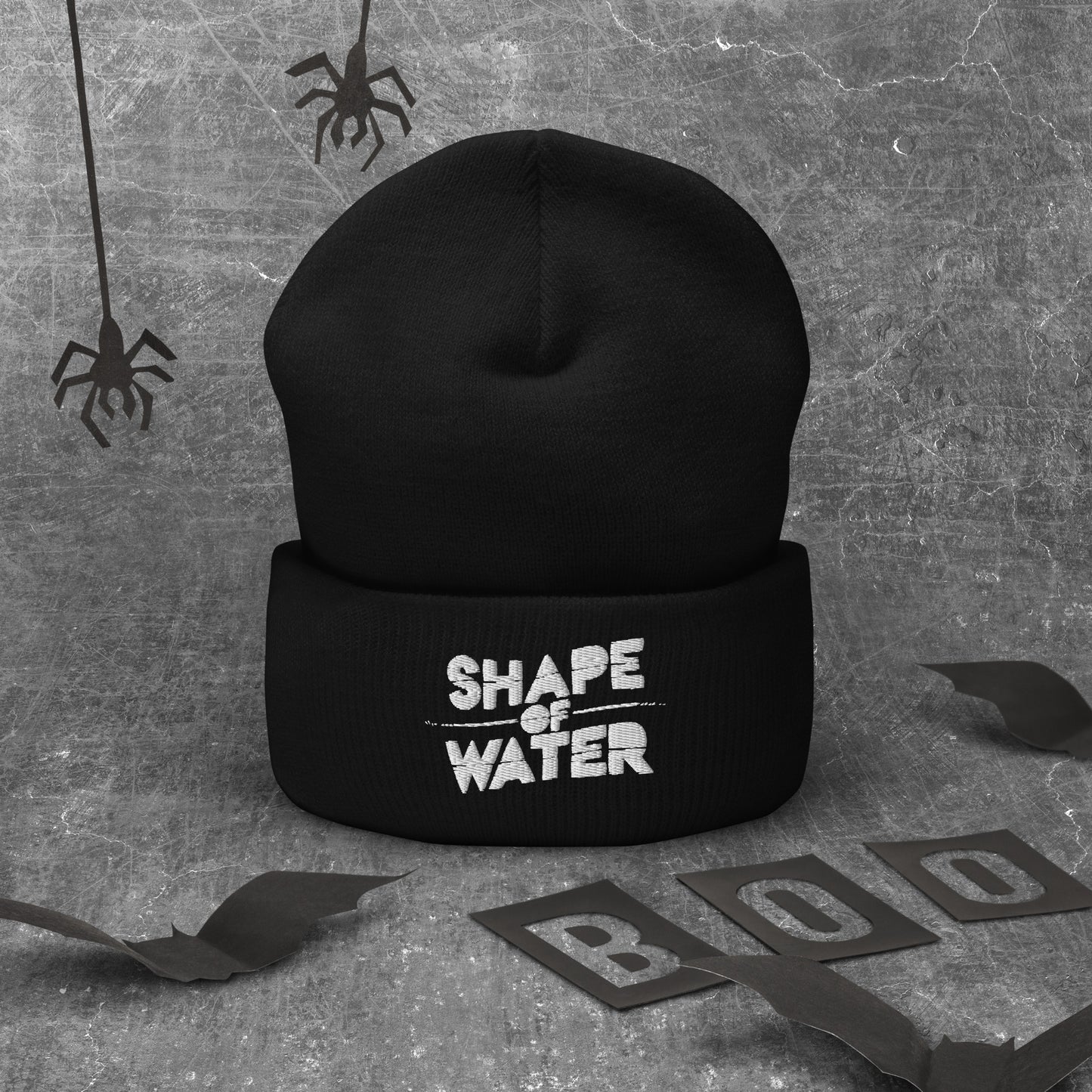 Shape Of Water Cuffed Beanie