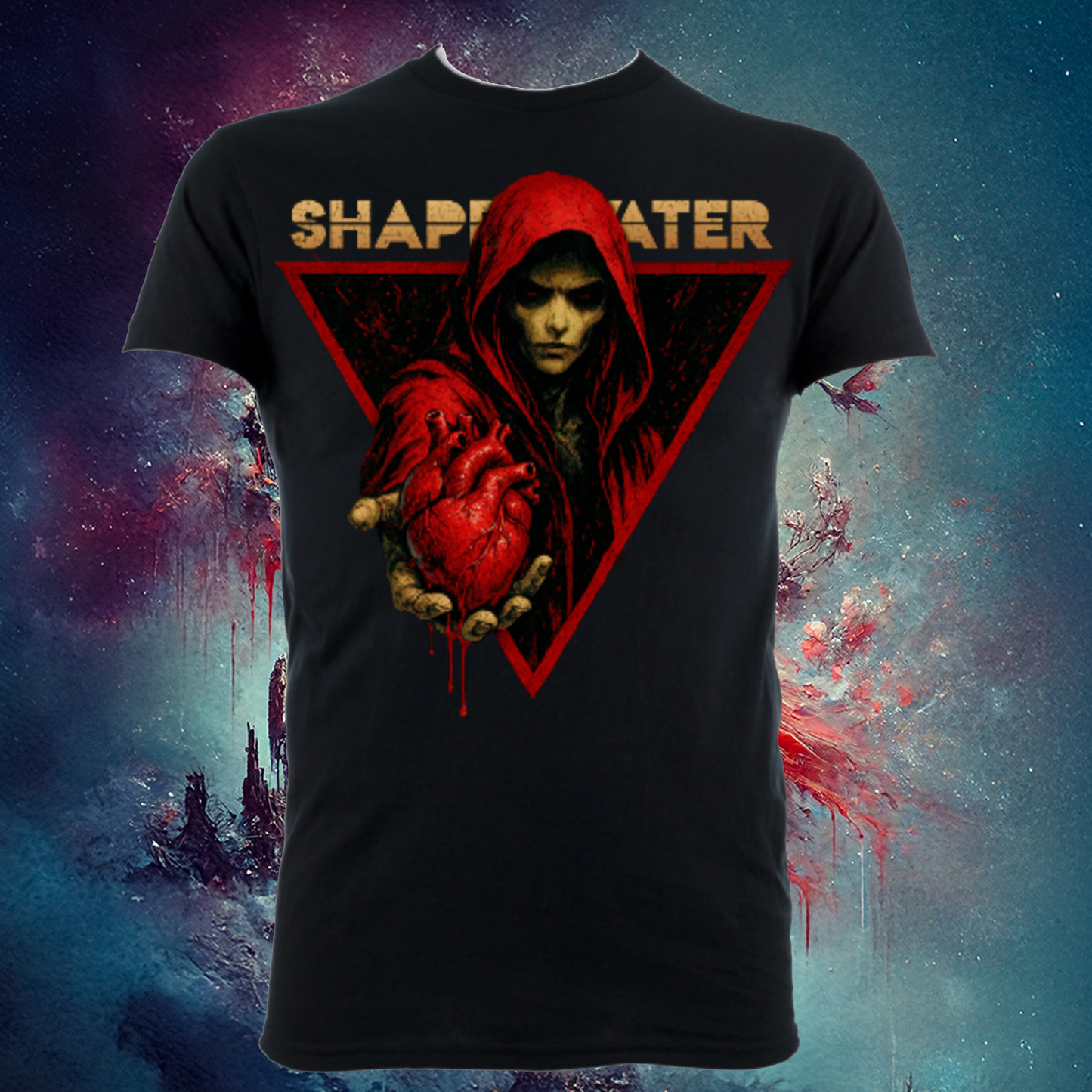 DARK PETRICHOR Shape Of Water - T-shirt